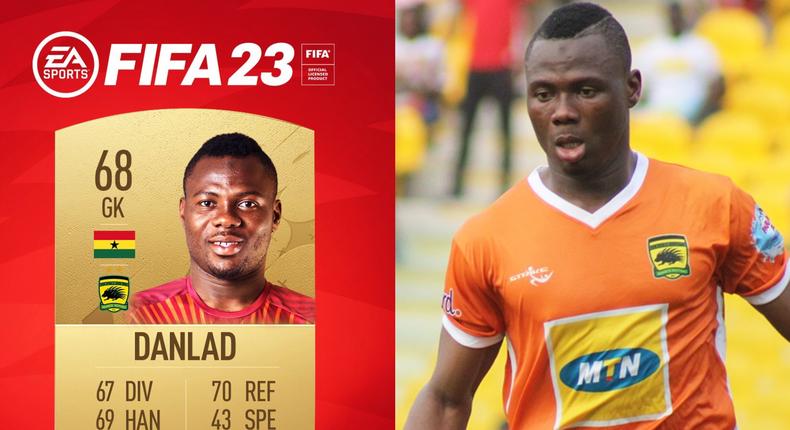 Kotoko’s Danlad Ibrahim is the only Ghana Premier League player in FIFA 23 game