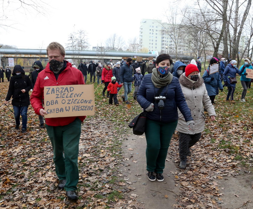 Niech zostanie naturalnie piękna! Mieszkańcy nie chcą placu zabaw w Dolince Służewieckiej