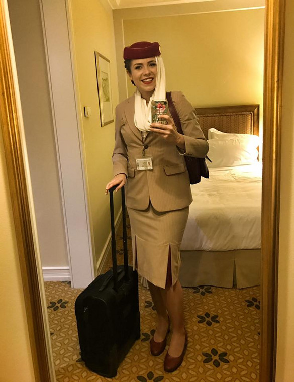 Polka pracujaca w liniach Emirates - Podróże