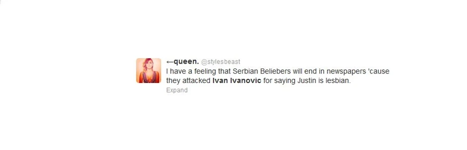 Korisnica "Queen" ocenila je da će se srpski fanovi zvezde naći u novinama