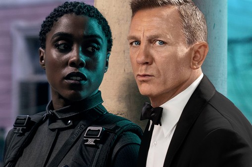 „No Time to Die. James Bond 007. Lashana Lynch i Daniel Craig