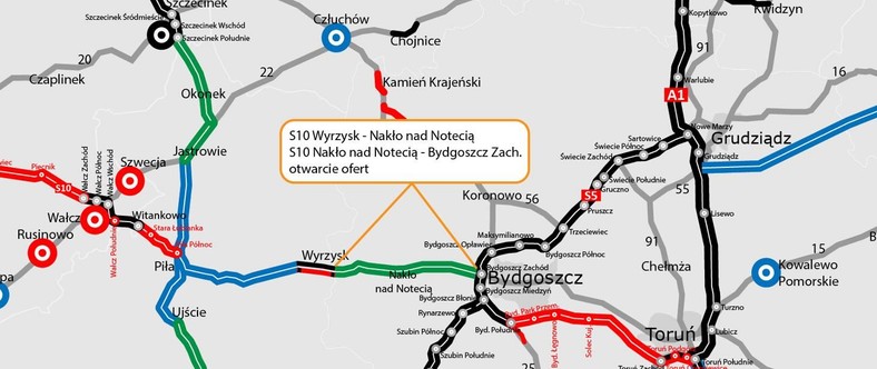 Odcinek S10 Wyrzysk - Bydgoszcz