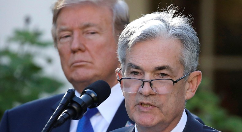 trump jerome powell