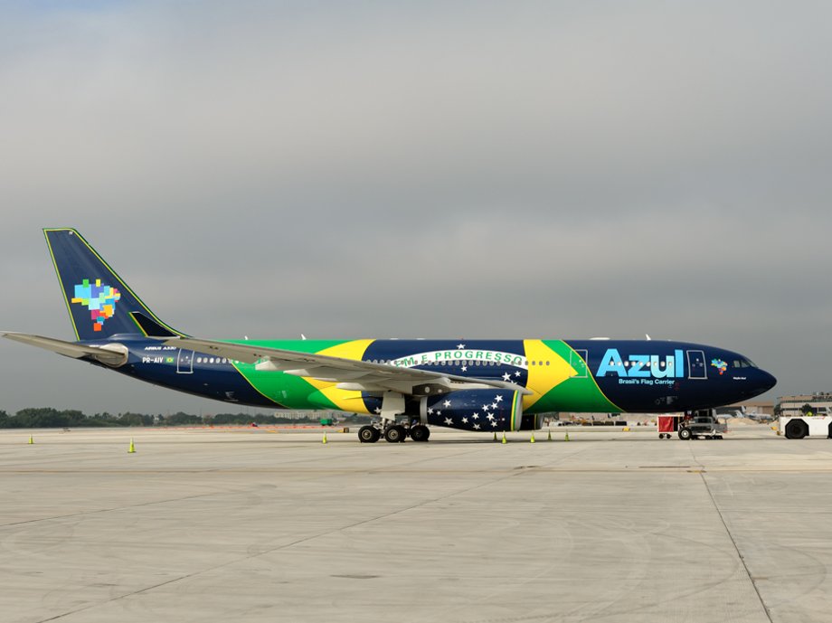 An Azul Airbus A330.