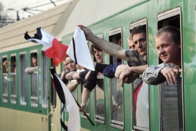 POLAND-POPE-PILGRIMS-TRAIN