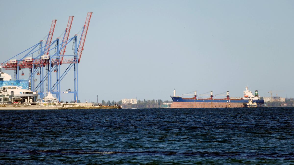 Ukraiński port w Odessie