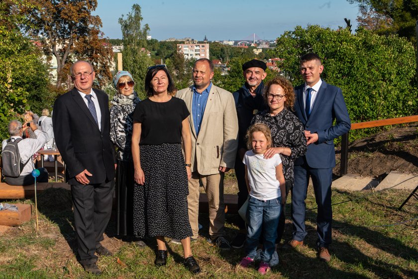 Odsłonięcie widoku imienia Macieja Kosycarza