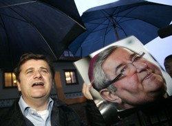 Protest w Katowicach: "In vitro darem od Boga"