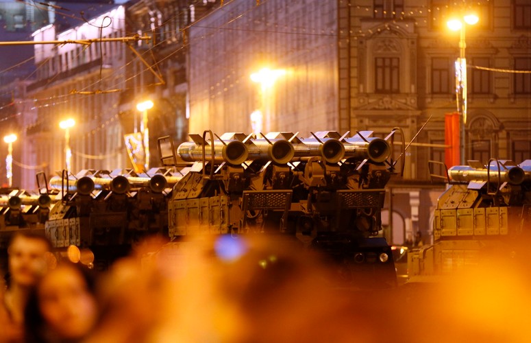 PRZYGOTOWANIA DO PARADY ZWYCIĘSTWA W MOSKWIE