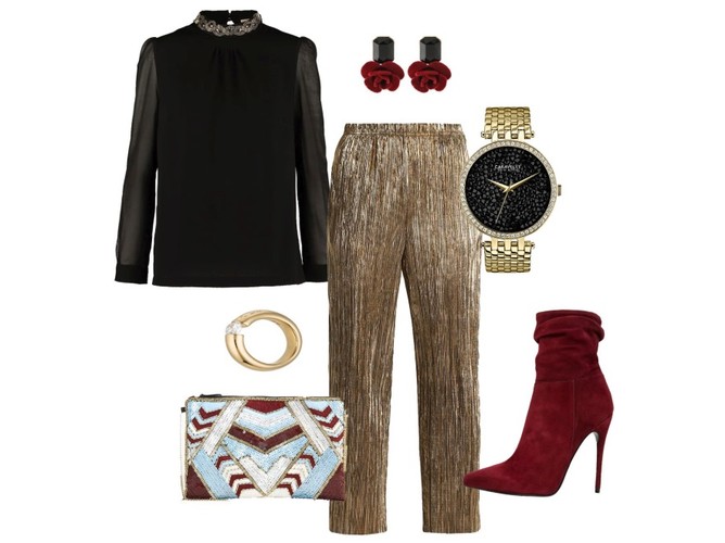 Święta w klimacie glamour. STYLIZACJE