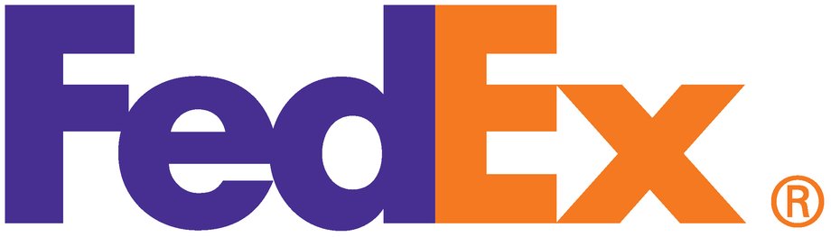 FedEx – W logo FedExu, między "E" a "x" kryje się strzałka, która ma sugerować precyzję, prędkość i ruch naprzód.