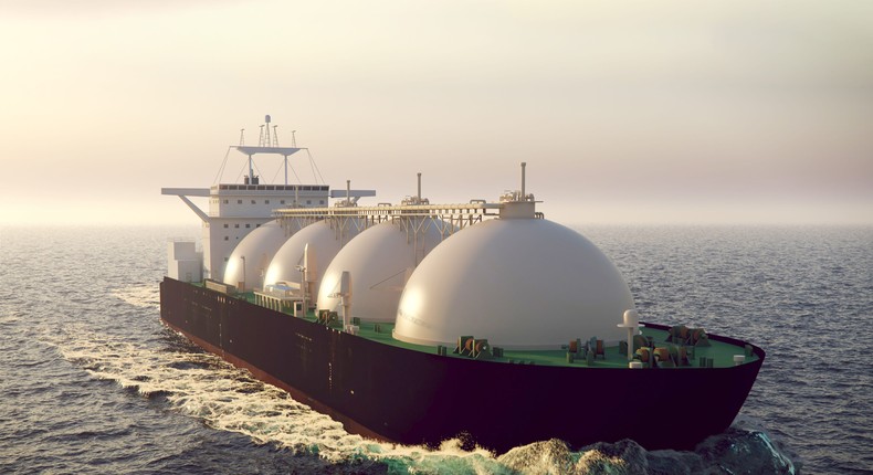 Liquified natural gas, often carried in tankers, is one of the commodities traded on Abaxx.Shutterstock