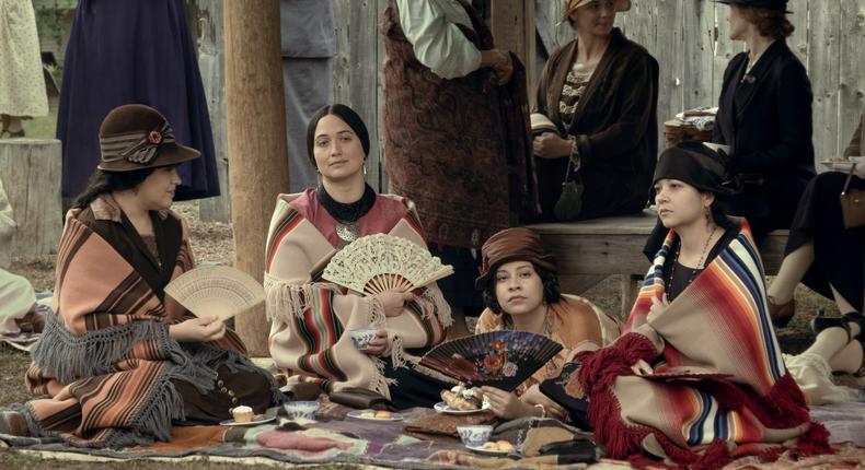 A still from the upcoming film Killers of the Flower Moon, which is based on the real-life murders of the Osage people in the 1920s.Courtesy of Apple