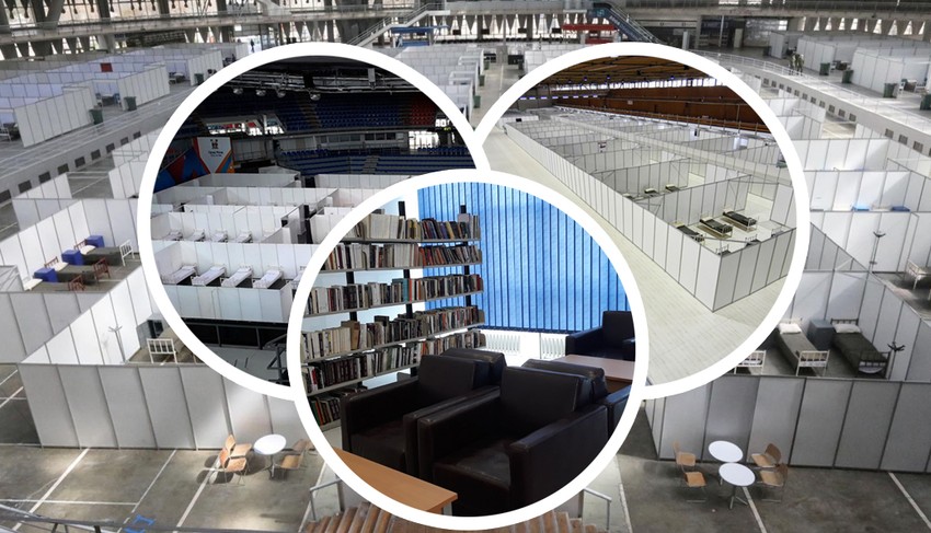 Improvizovane bolnice u Beogradu, Nišu i Novom Sadu