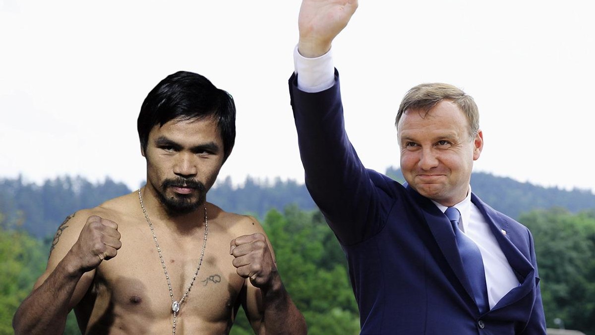 Manny Pacquiao i Andrzej Duda