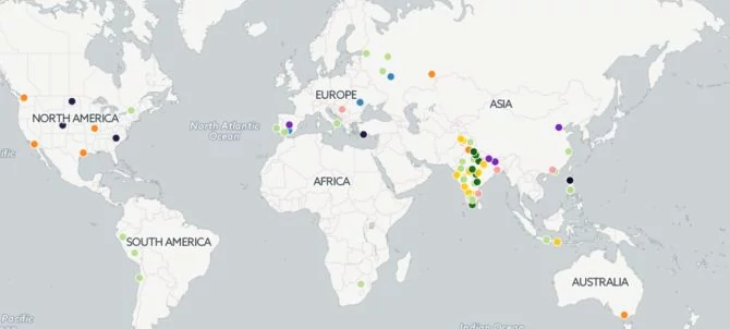 Mapa śmierci selfie: prym w niechlubnym zestawieniu wiodą Hindusi. W Polsce na szczęście nie doszło do żadnego śmiertelnego wypadku w trakcie robienia selfie