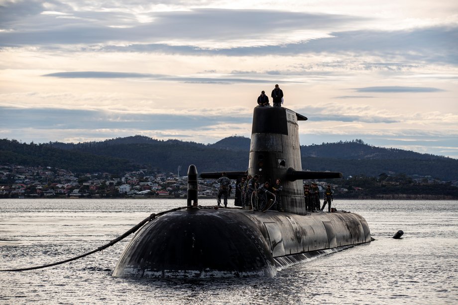 Okręt podwodny Royal Australian Navy HMAS Sheean.