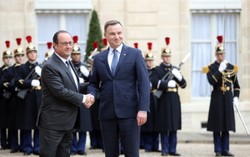 Prezydent Andrzej Duda w stolicy Francji z jednodniową, oficjalną wizytą