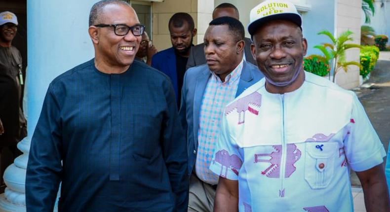 Anambra State Governor, Chukwuma Soludo and Labour Party Presidential candidate, Peter Obi. [Twitter:lABOURp]