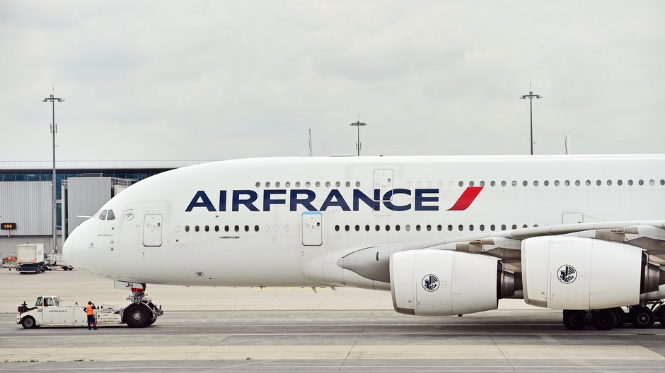 Airbus A380 należący do Air France