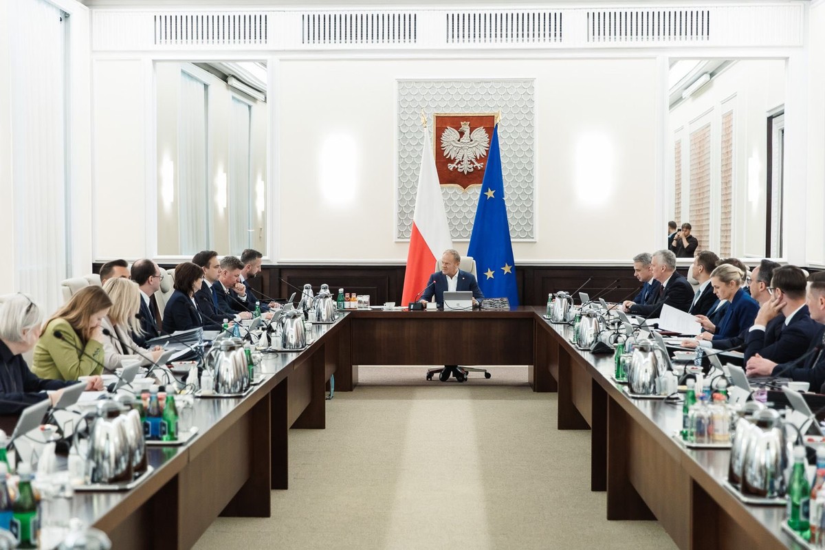 Posiedzenie Rady Ministrów w Warszawie