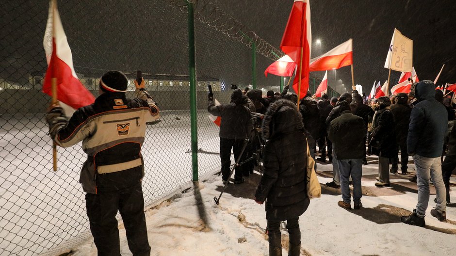 Protest pod Zakładem Karnym w Przytułach Starych