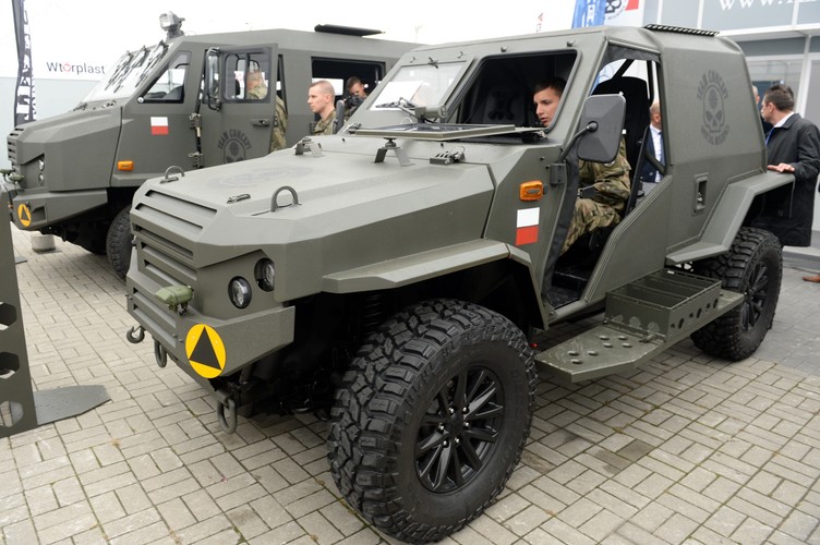 Lekki pojazd uderzeniowy LPU Wirus 4.  (mr) PAP/Piotr Polak