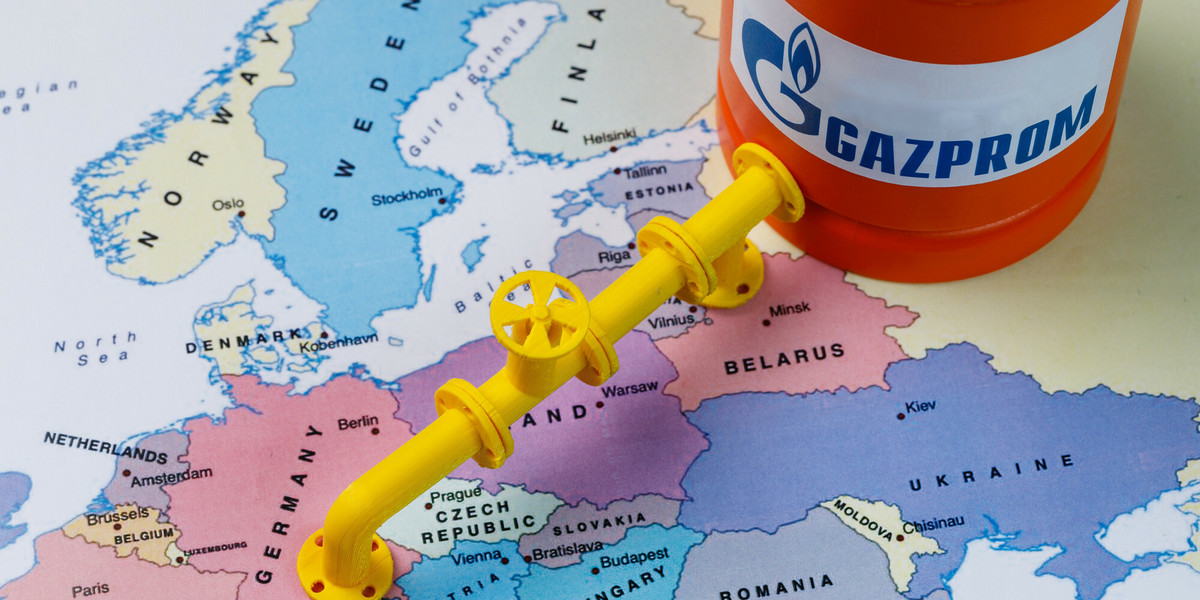 Rosyjski gaz w coraz mniejszych ilościach trafia do Europy.