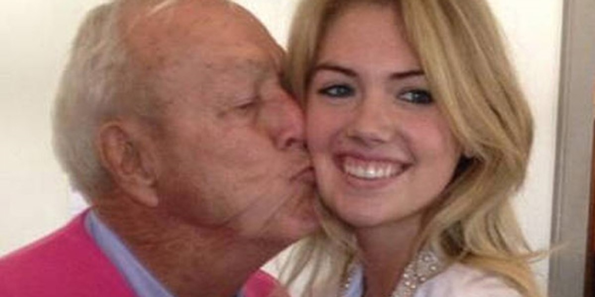 Kate Upton i Arnold Palmer