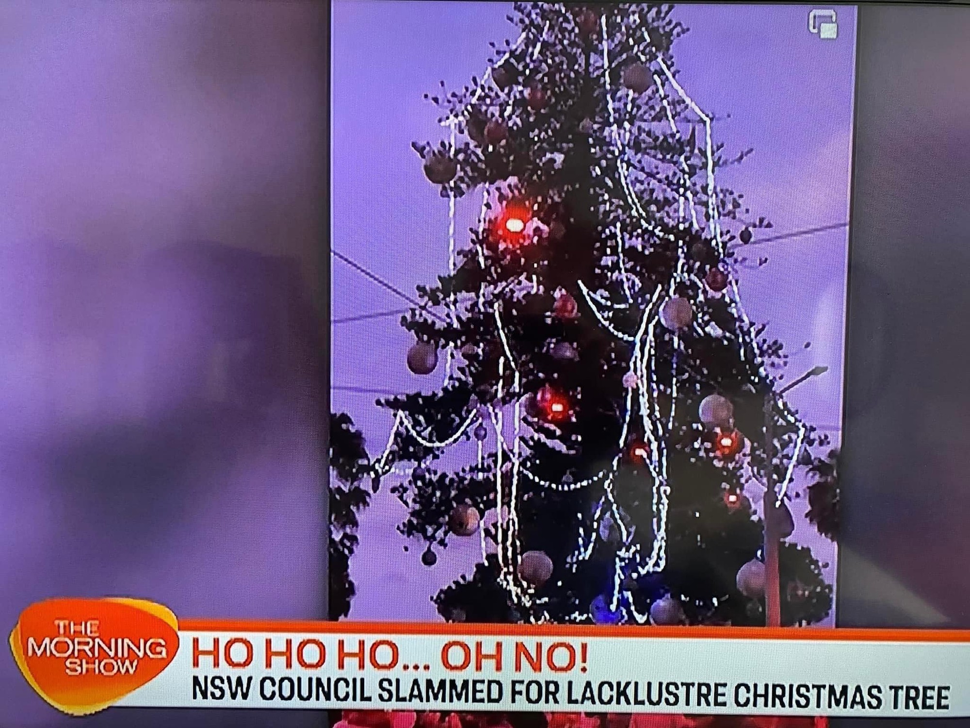 Adam Fitzroy zdieľal fotku nepodarenej výzdoby.