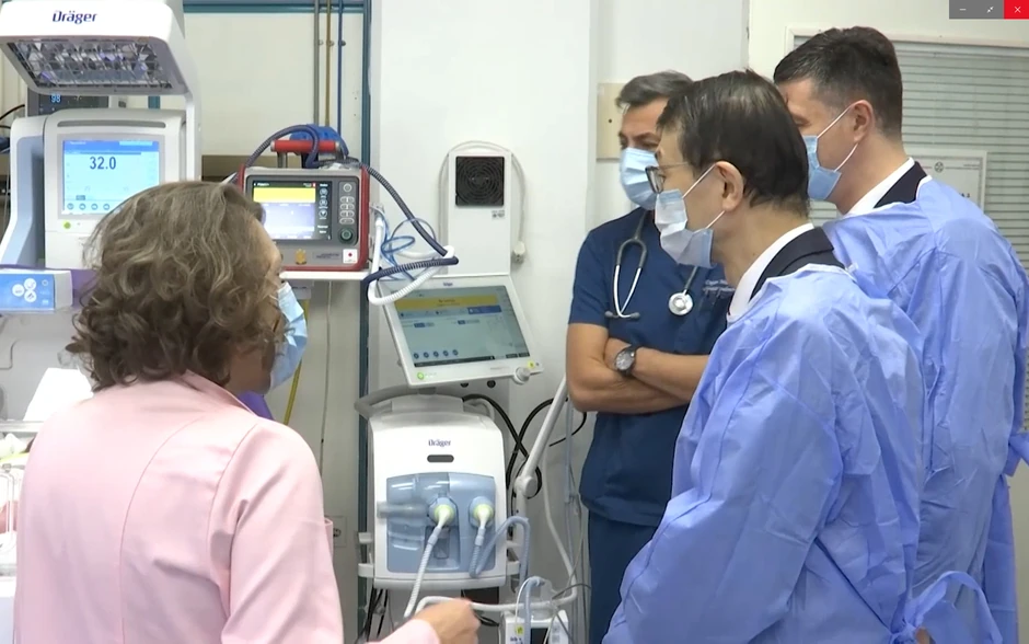 Vlada Japana donirala respiratore za novorođenčad Kc Niš