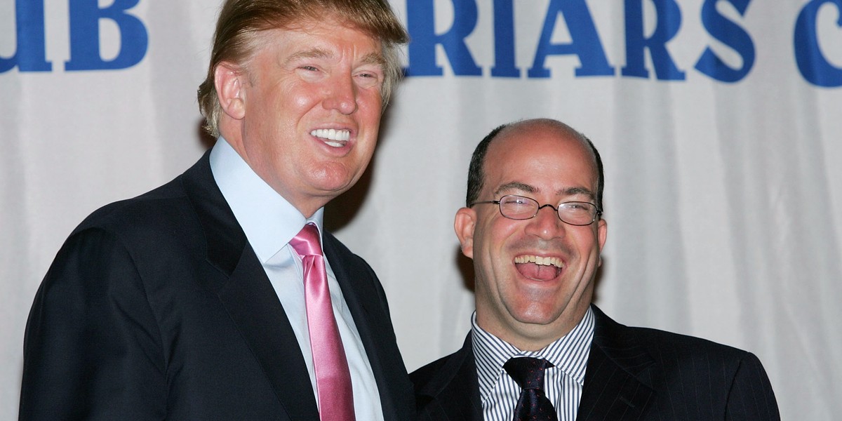 Donald Trump and Jeff Zucker.