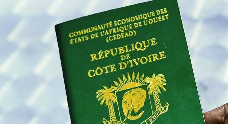 Passeport ivoirien