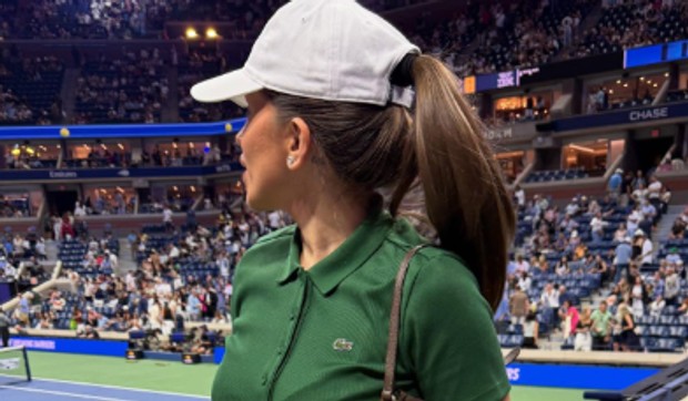 Dalila sa dečkom na meču Novaka Đokovića