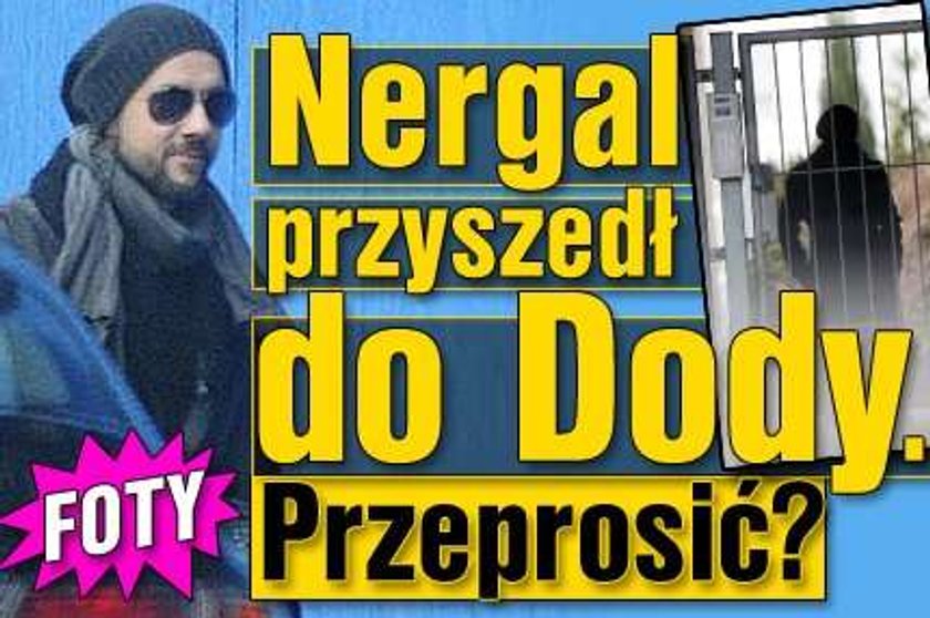 Nergal przyszedł do Dody. Przeprosić? FOTO