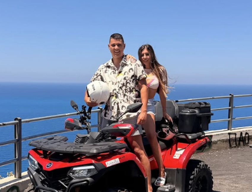 Ena Čolić i Peja na moru