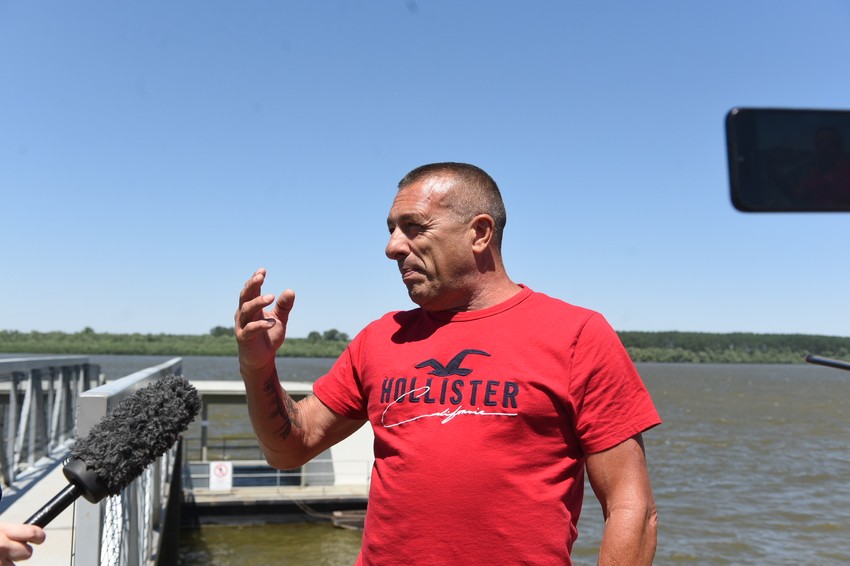 Renato Grbić na Dunavu