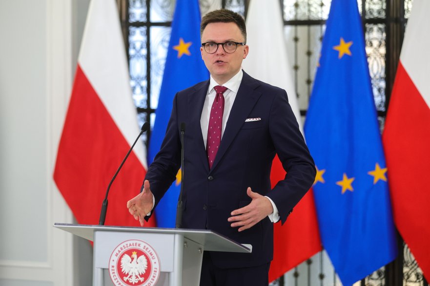 Marszałek Sejmu Szymon Hołownia