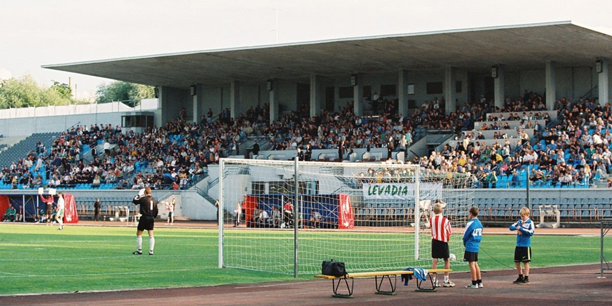 Stadion w Tallinie gościł niecodzienne wydarzenia.