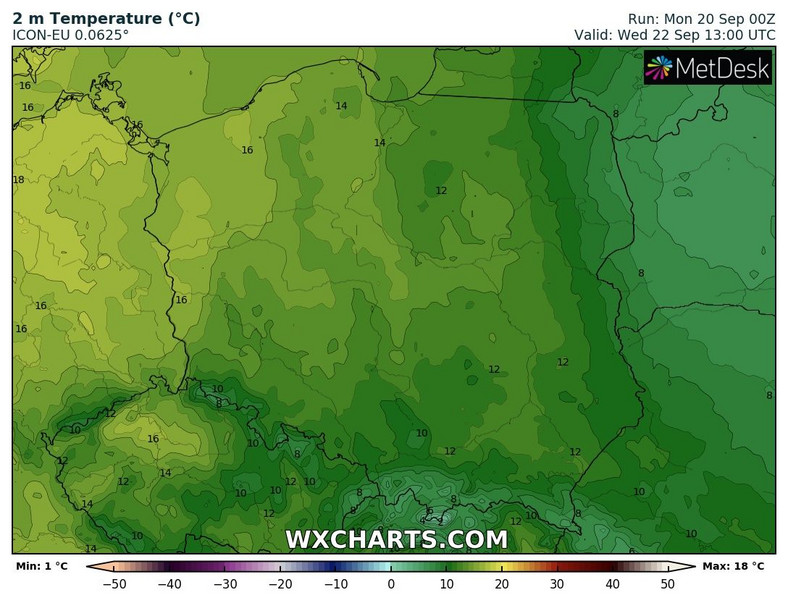 Temperatura nadal niska, przede wszystkim na wschodzie