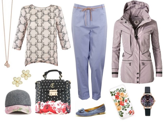 Kwiatowy total look. STYLIZACJE na wiosnę 2015