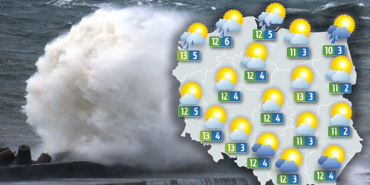 Pogoda zmienia się jak w kalejdoskopie. Po niemal upalnym wtorku, temperatura gdzieniegdzie obniżyła się nawet o 10 stopni. Dynamiczne będą też kolejne dni. Słońce przeplata się z deszczem, a ciepło jest wypierane chłód. 