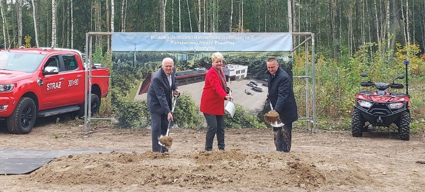 Jednostka straży pożarnej na Pieczewie coraz bliżej. Odbyła się uroczysta inauguracja