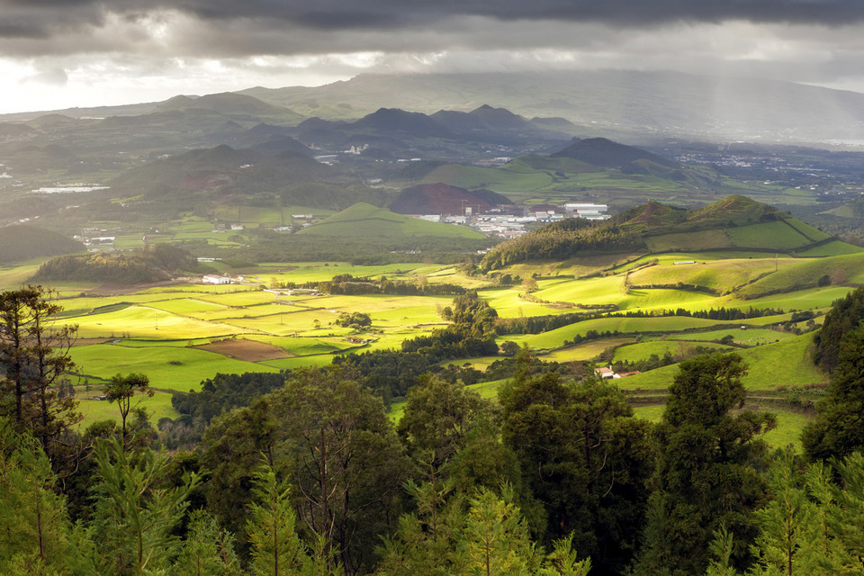 Azory - krajobraz wyspy Sao Miguel