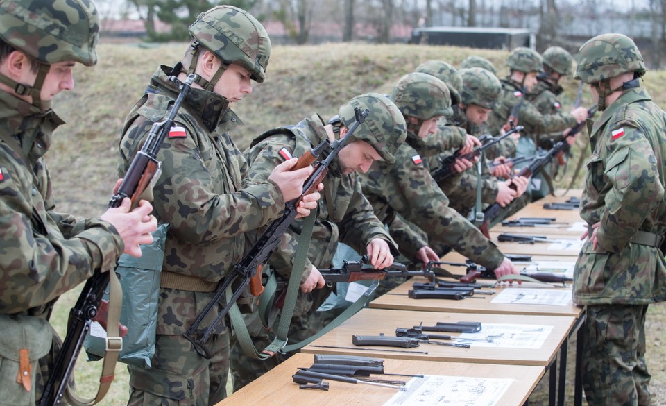 TARNOWSKIE GÓRY ARMIA WOJSKO ĆWICZENIA MOBILIZACYJNE (Rezerwiści podczas ćwiczeń)