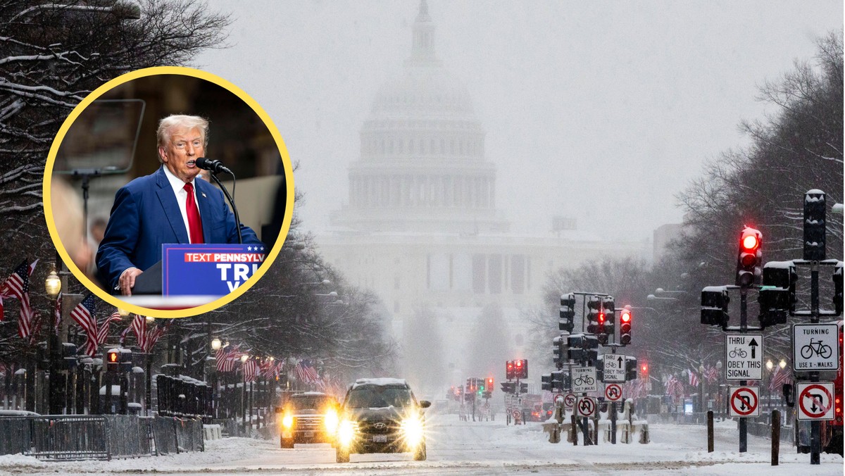 Najzimniejsza inauguracja prezydencka w USA od 40 lat z powodu ataku zimy [Źródło: Onet]