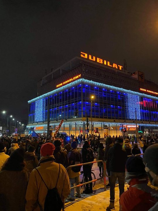 Kraków - Protesty przeciwko decyzji TK 