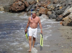 Zygmunt Chajzer wypoczywa na Krecie