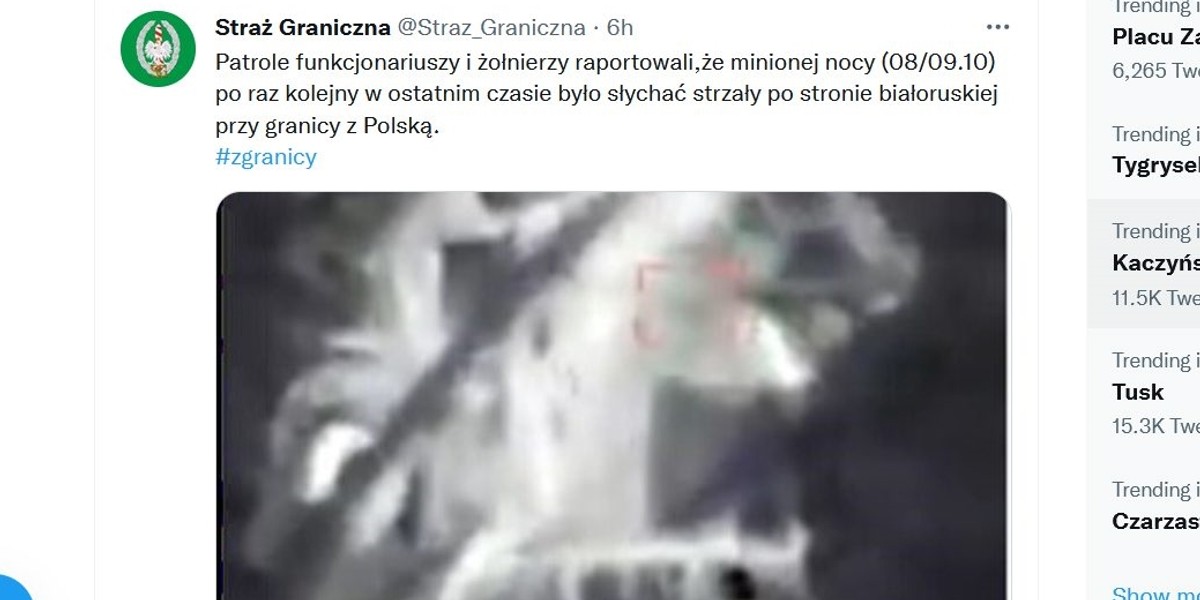 Po raz kolejny strzały na granicy polsko-białoruskiej?