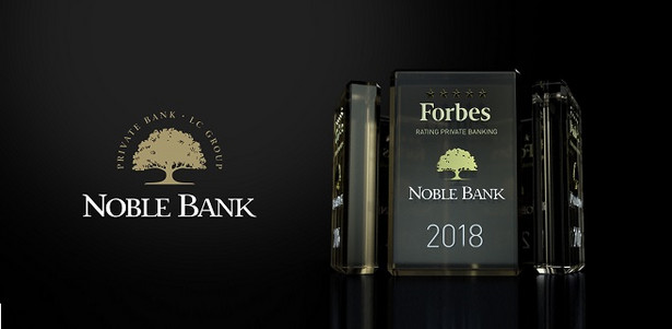 Getin Noble Bank ponownie na szczycie elitarnego grona 5* banków według miesięcznika Forbes